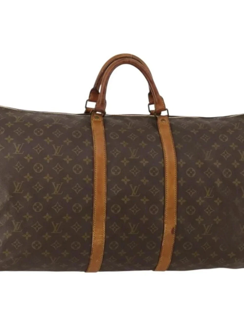LOUIS VUITTON Monogram Keepall Bandouliere 60 Boston Bag M41412 LV Auth 187517